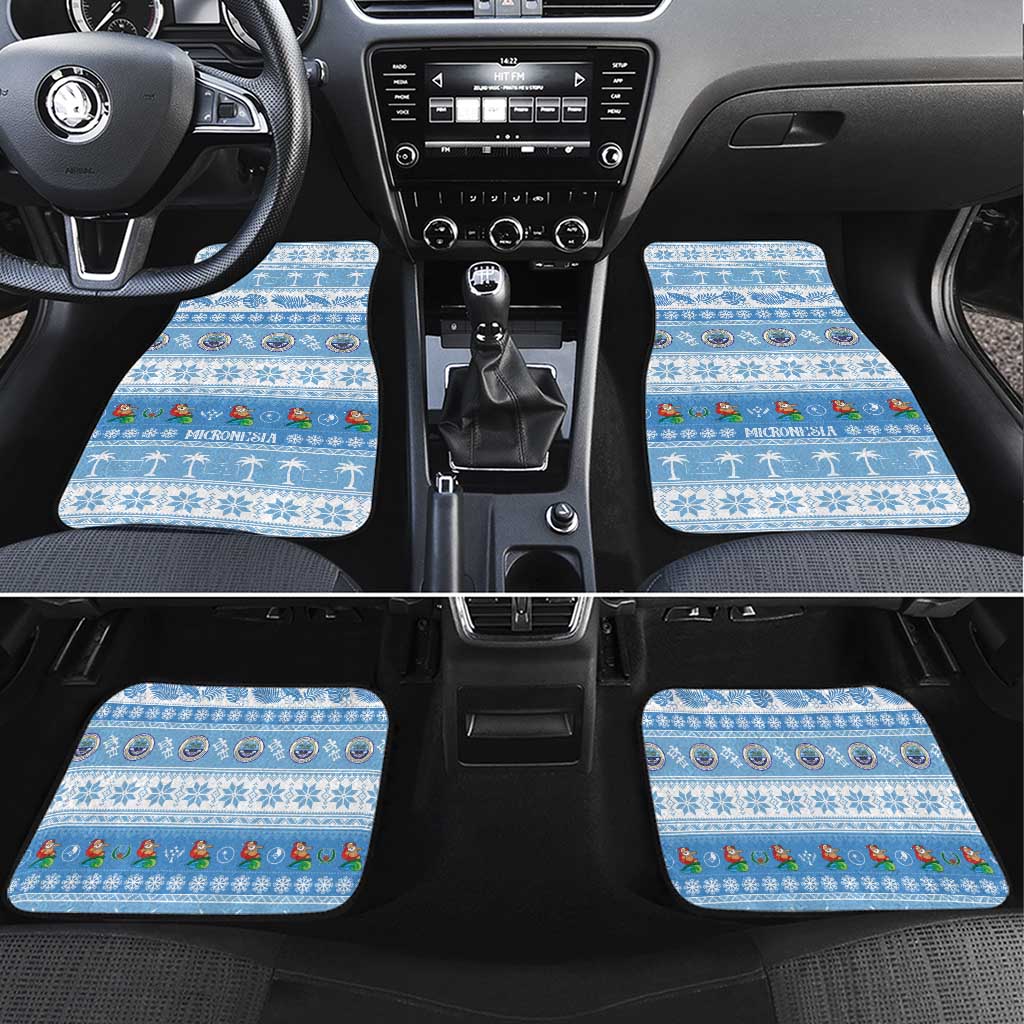 FSM Christmas Car Mats Merry Xmas Federated States of Micronesia - Polynesian Pride