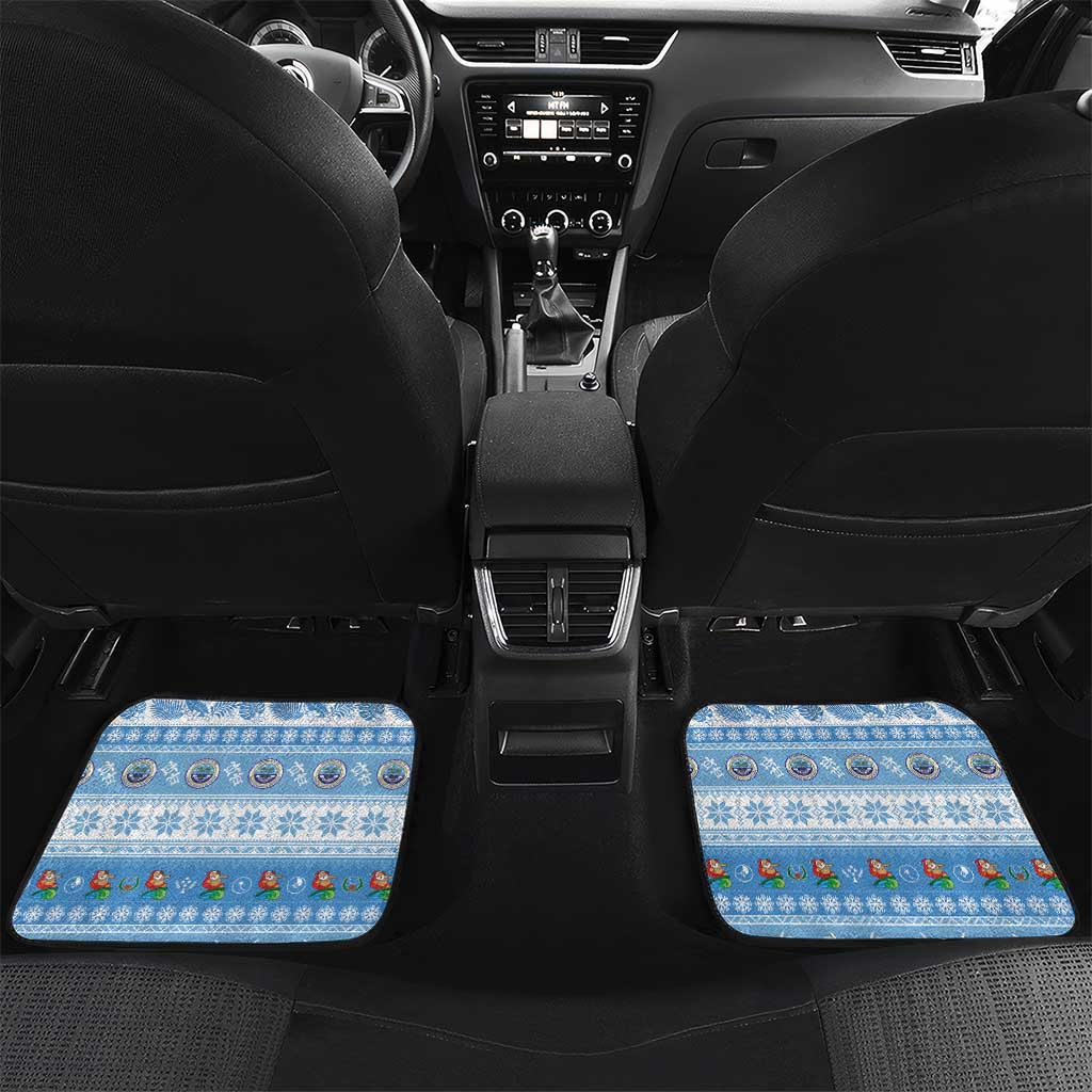 FSM Christmas Car Mats Merry Xmas Federated States of Micronesia - Polynesian Pride