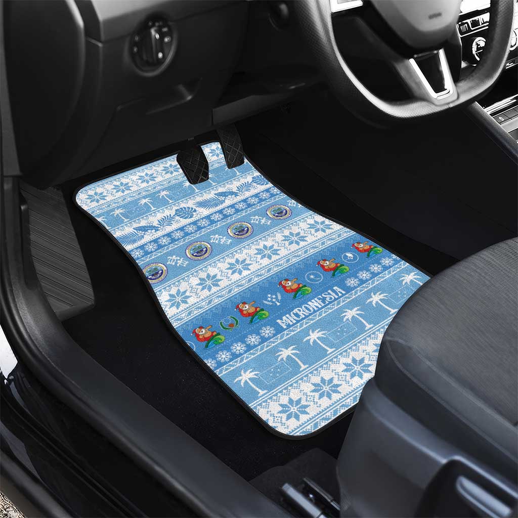 FSM Christmas Car Mats Merry Xmas Federated States of Micronesia - Polynesian Pride