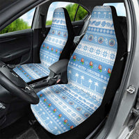 FSM Christmas Car Seat Cover Merry Xmas Federated States of Micronesia - Polynesian Pride