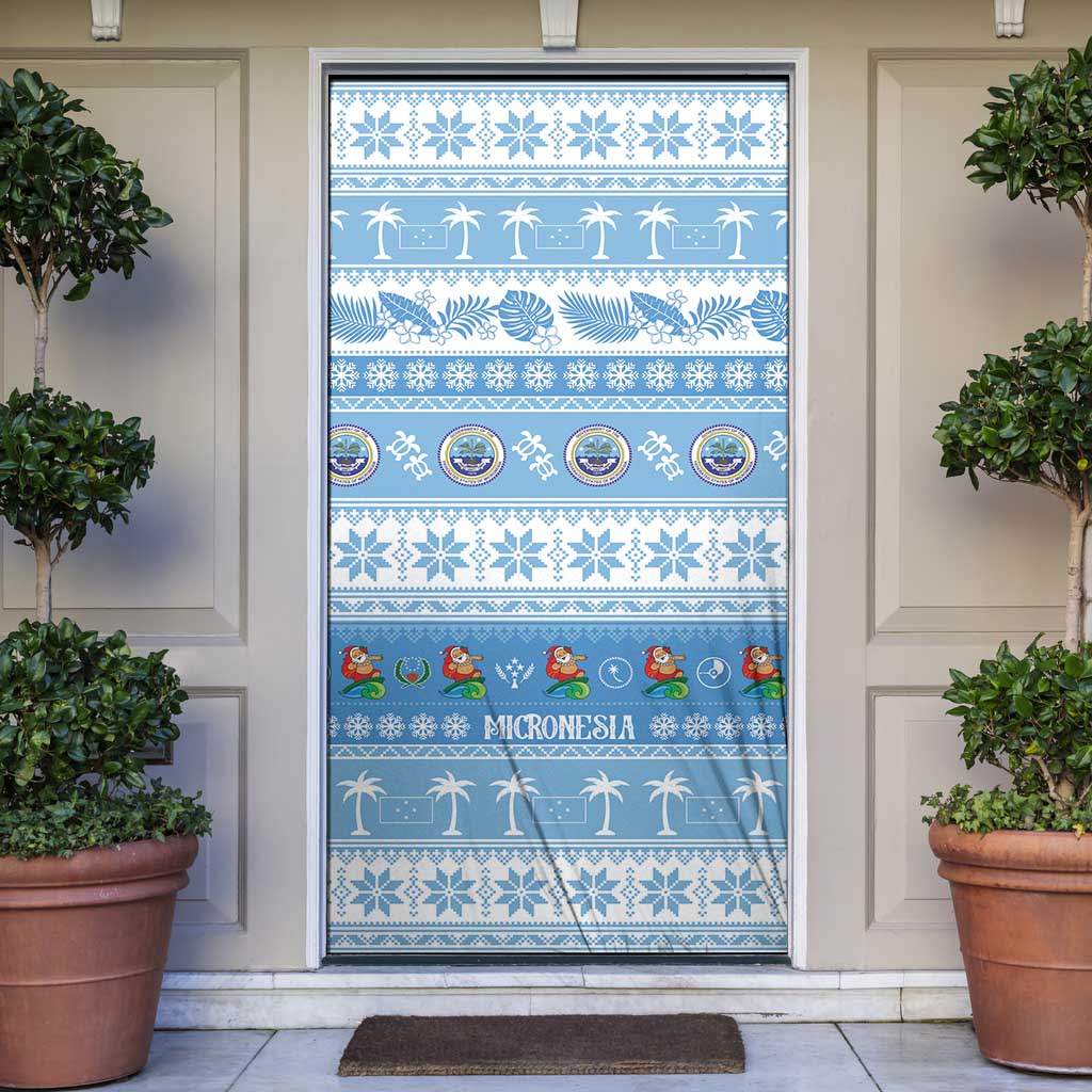 FSM Christmas Door Cover Merry Xmas Federated States of Micronesia - Polynesian Pride