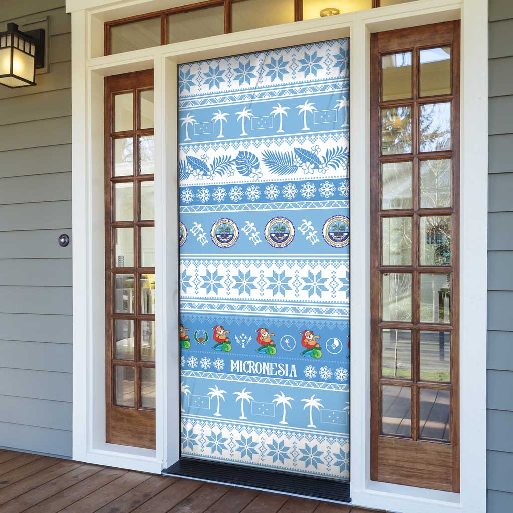 FSM Christmas Door Cover Merry Xmas Federated States of Micronesia - Polynesian Pride