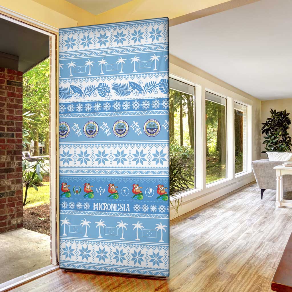 FSM Christmas Door Cover Merry Xmas Federated States of Micronesia - Polynesian Pride