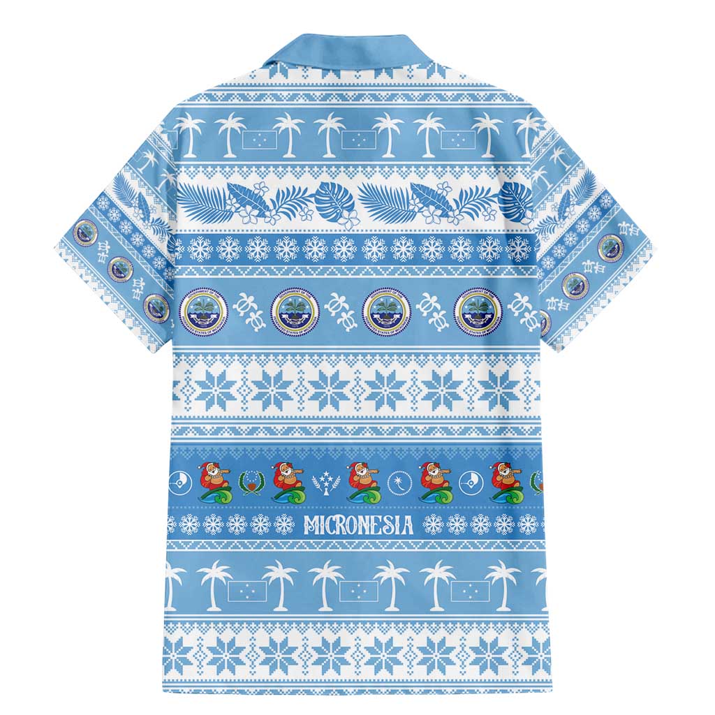 FSM Christmas Family Matching Mermaid Dress and Hawaiian Shirt Merry Xmas Federated States of Micronesia LT14 - Polynesian Pride