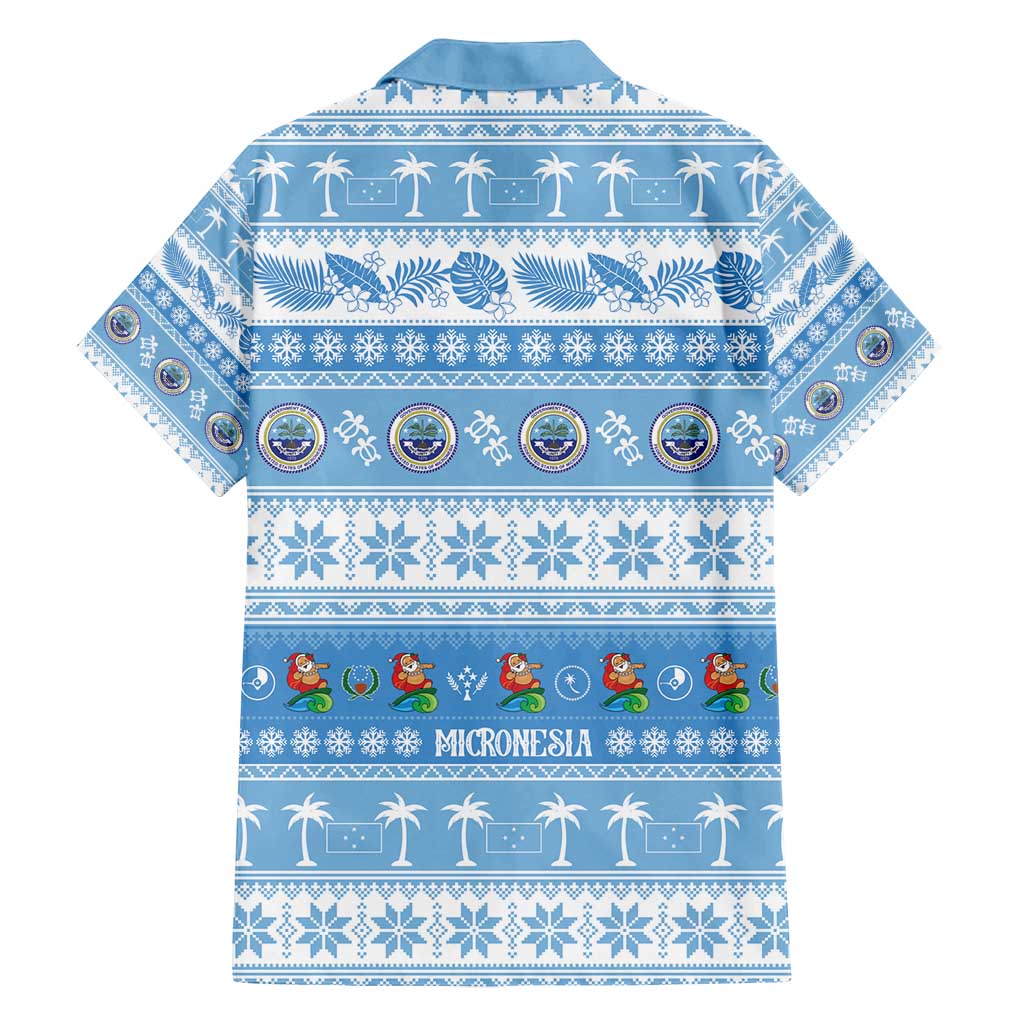 FSM Christmas Family Matching Tank Maxi Dress and Hawaiian Shirt Merry Xmas Federated States of Micronesia LT14 - Polynesian Pride