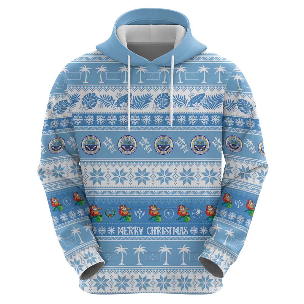 FSM Christmas Hoodie Merry Xmas Federated States of Micronesia - Polynesian Pride
