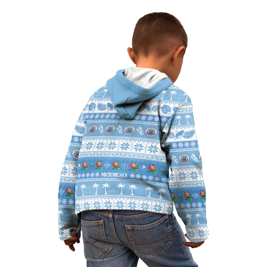 FSM Christmas Kid Hoodie Merry Xmas Federated States of Micronesia - Polynesian Pride