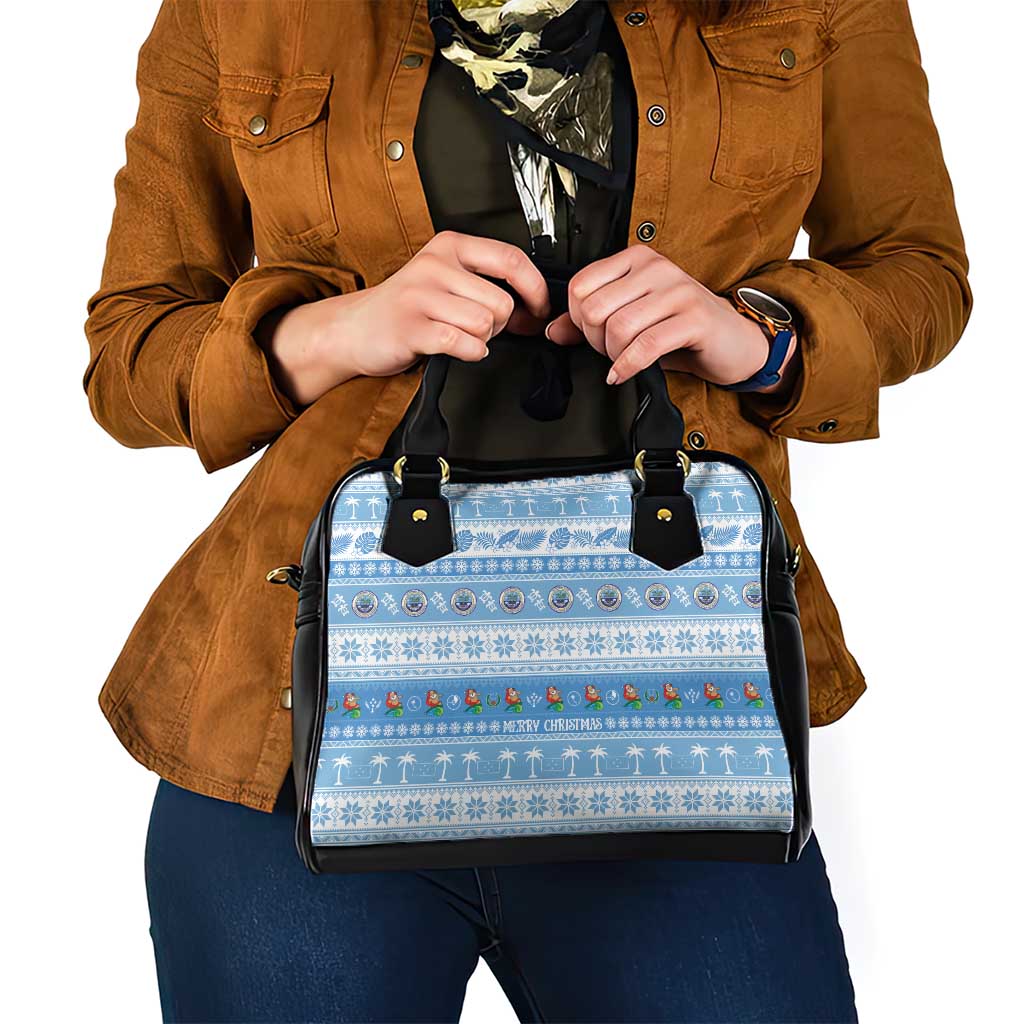 FSM Christmas Shoulder Handbag Merry Xmas Federated States of Micronesia - Polynesian Pride