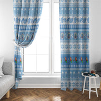 FSM Christmas Window Curtain Merry Xmas Federated States of Micronesia LT14 - Polynesian Pride