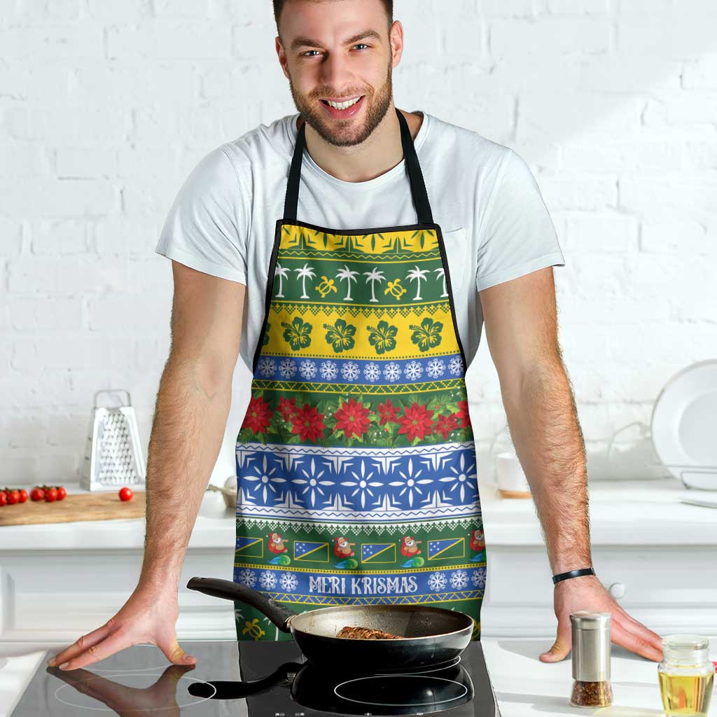 Solomon Islands Christmas Apron The Solomons Melanesian Meri Krismas - Polynesian Pride