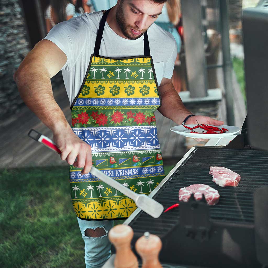 Solomon Islands Christmas Apron The Solomons Melanesian Meri Krismas - Polynesian Pride