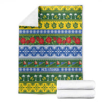 Solomon Islands Christmas Blanket The Solomons Melanesian Meri Krismas - Polynesian Pride