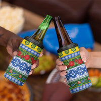 Solomon Islands Christmas 4 in 1 Can Cooler Tumbler The Solomons Melanesian Meri Krismas - Polynesian Pride