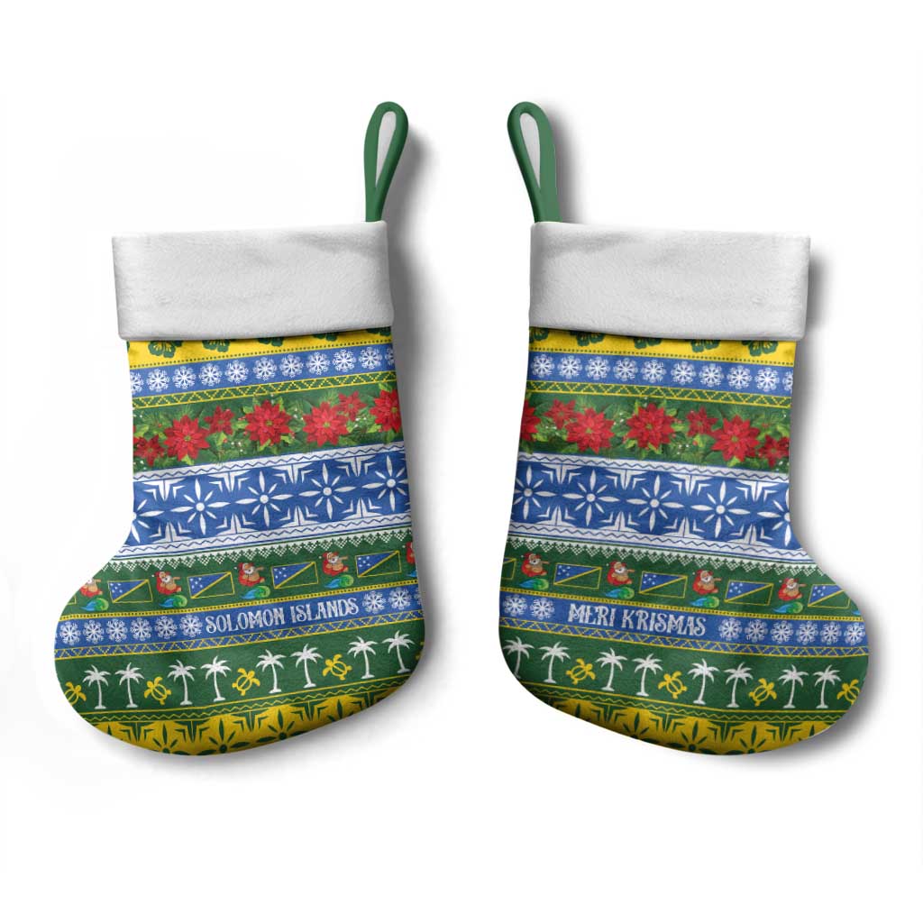 Solomon Islands Christmas Stocking The Solomons Melanesian Meri Krismas - Polynesian Pride