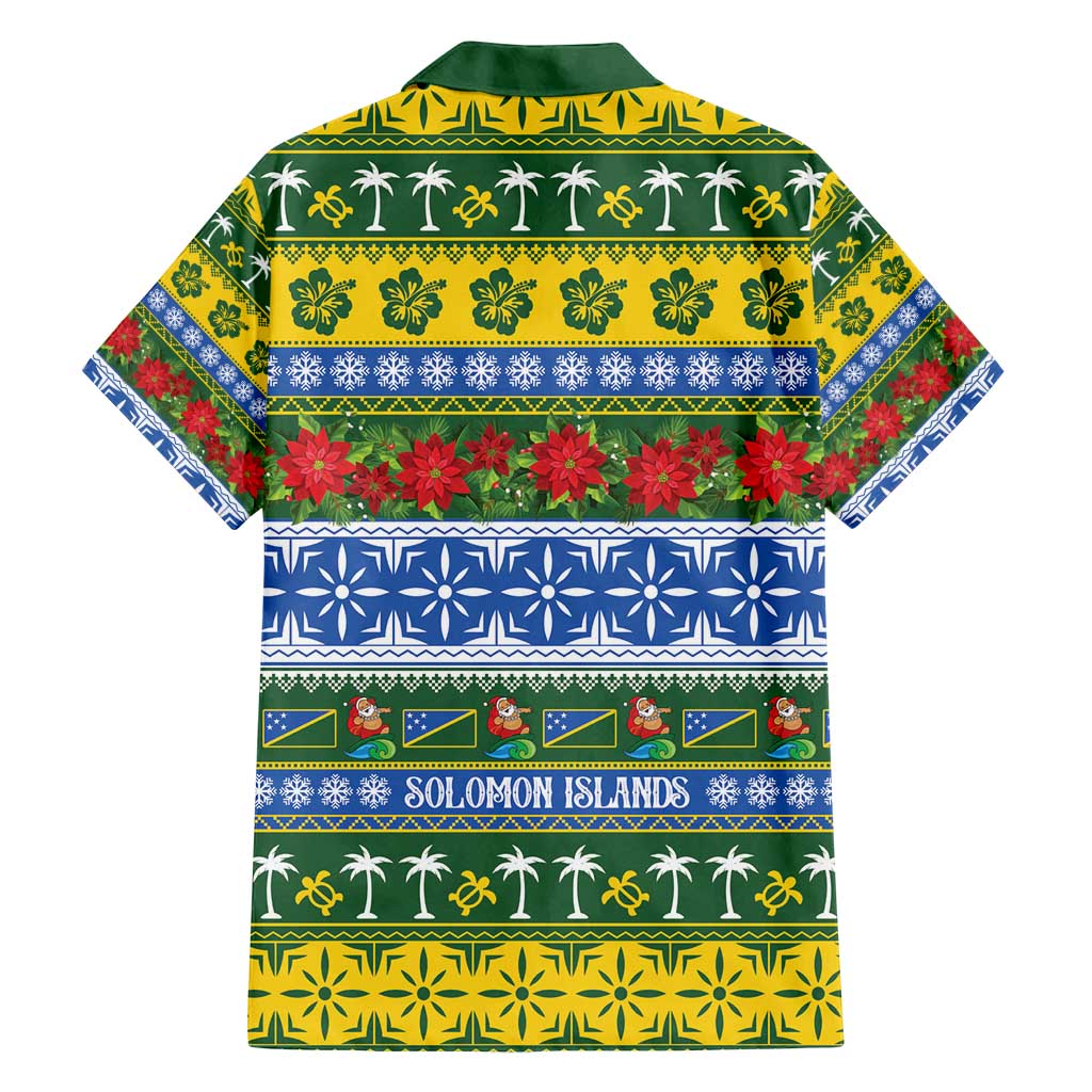 Solomon Islands Christmas Family Matching Puletasi and Hawaiian Shirt The Solomons Melanesian Meri Krismas LT14 - Polynesian Pride
