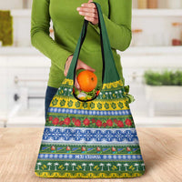 Solomon Islands Christmas Grocery Bag The Solomons Melanesian Meri Krismas - Polynesian Pride