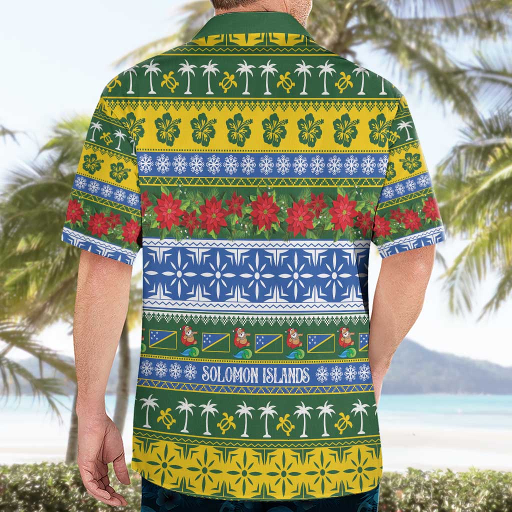 Solomon Islands Christmas Hawaiian Shirt The Solomons Melanesian Meri Krismas LT14 - Polynesian Pride