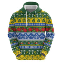 Solomon Islands Christmas Hoodie The Solomons Melanesian Meri Krismas - Polynesian Pride