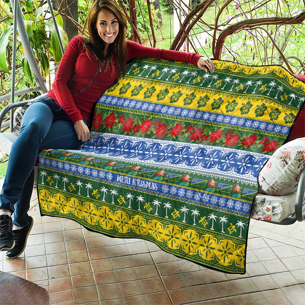 Solomon Islands Christmas Quilt The Solomons Melanesian Meri Krismas - Polynesian Pride