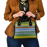 Solomon Islands Christmas Shoulder Handbag The Solomons Melanesian Meri Krismas - Polynesian Pride