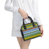 Solomon Islands Christmas Shoulder Handbag The Solomons Melanesian Meri Krismas - Polynesian Pride
