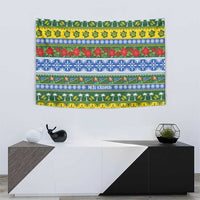 Solomon Islands Christmas Tapestry The Solomons Melanesian Meri Krismas - Polynesian Pride