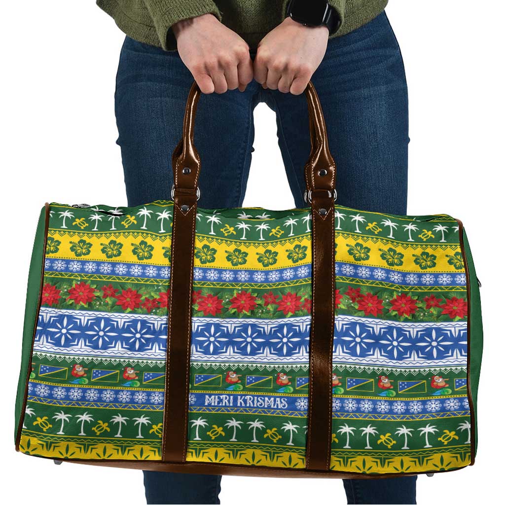 Solomon Islands Christmas Travel Bag The Solomons Melanesian Meri Krismas - Polynesian Pride