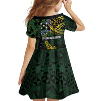 Solomon Islands Family Matching Off The Shoulder Long Sleeve Dress and Hawaiian Shirt 677 Proud Crocodile Melanesian Pattern LT14 - Polynesian Pride