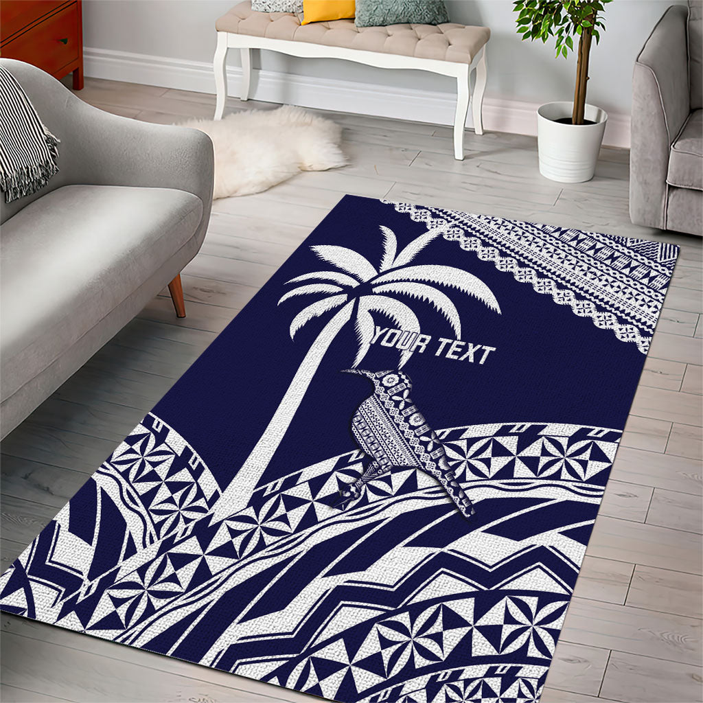 Nadi Fiji 2026 Rugby Custom Area Rug Kikau Fijian Tapa Pattern LT14 - Polynesian Pride