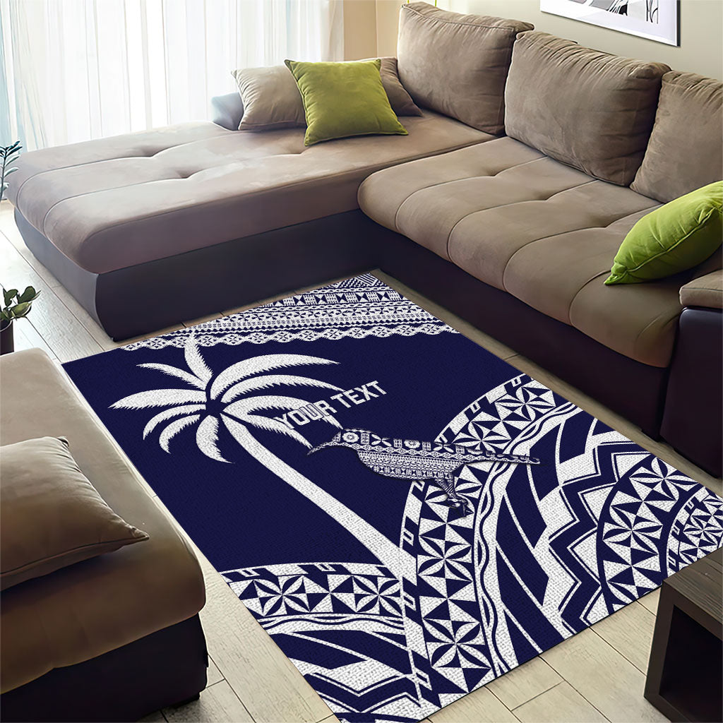 Nadi Fiji 2026 Rugby Custom Area Rug Kikau Fijian Tapa Pattern LT14 - Polynesian Pride