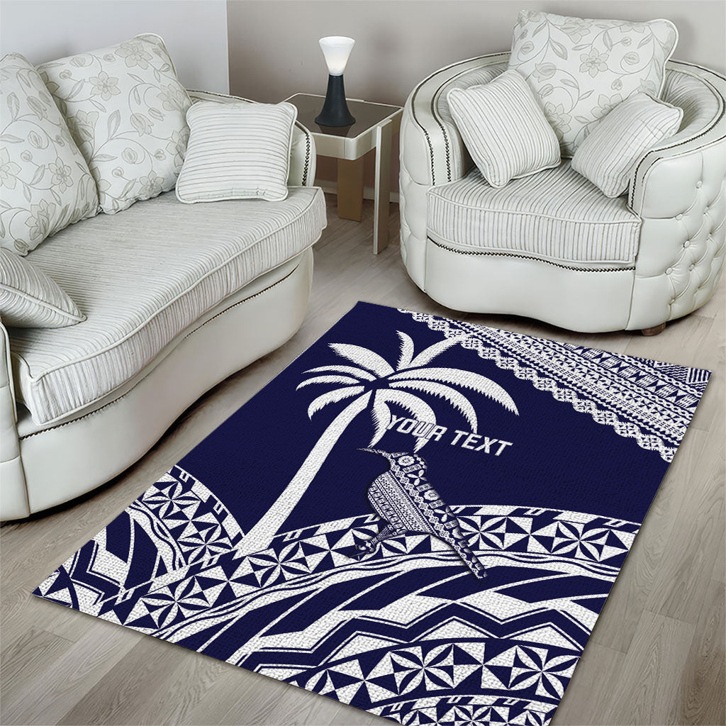 Nadi Fiji 2026 Rugby Custom Area Rug Kikau Fijian Tapa Pattern LT14 - Polynesian Pride