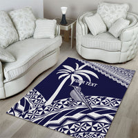 Nadi Fiji 2026 Rugby Custom Area Rug Kikau Fijian Tapa Pattern LT14 - Polynesian Pride