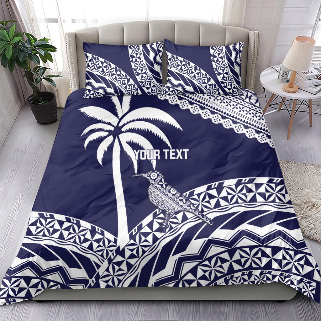 Nadi Fiji 2026 Rugby Custom Bedding Set Kikau Fijian Tapa Pattern LT14 - Polynesian Pride