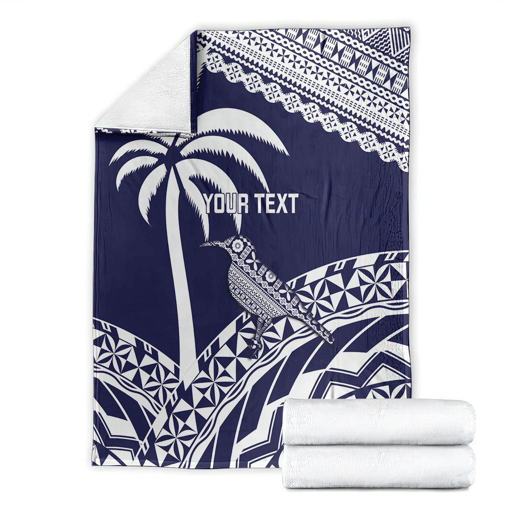 Nadi Fiji 2026 Rugby Custom Blanket Kikau Fijian Tapa Pattern LT14 - Polynesian Pride