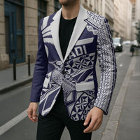 Nadi Fiji 2026 Rugby Custom Blazer Kikau Fijian Tapa Pattern LT14 - Polynesian Pride