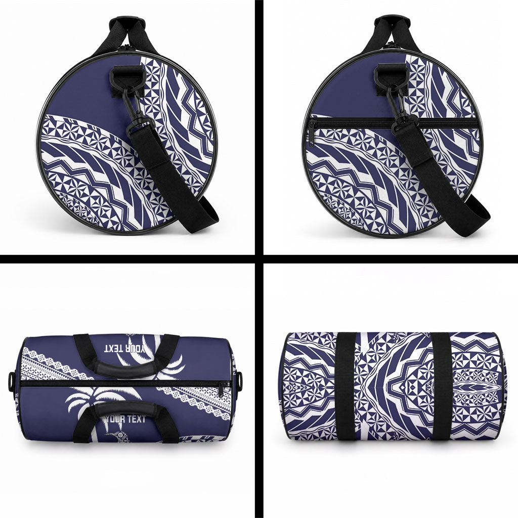 Nadi Fiji 2026 Rugby Custom Duffle Bag Kikau Fijian Tapa Pattern LT14 - Polynesian Pride