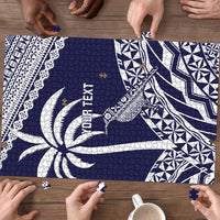 Nadi Fiji 2026 Rugby Custom Puzzle Kikau Fijian Tapa Pattern LT14 - Polynesian Pride