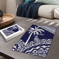 Nadi Fiji 2026 Rugby Custom Puzzle Kikau Fijian Tapa Pattern LT14 - Polynesian Pride