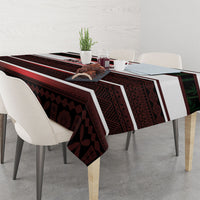 Naitasiri Fiji 2026 Rugby Tablecloth Highland Warriors Fijian Tapa Pattern LT14 - Polynesian Pride
