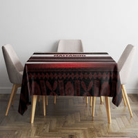 Naitasiri Fiji 2026 Rugby Tablecloth Highland Warriors Fijian Tapa Pattern LT14 - Polynesian Pride