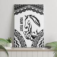 Nadroga Fiji 2026 Rugby Custom Canvas Wall Art Stallion Fijian Tapa Pattern LT14 - Polynesian Pride