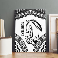 Nadroga Fiji 2026 Rugby Custom Canvas Wall Art Stallion Fijian Tapa Pattern LT14 - Polynesian Pride