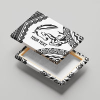 Nadroga Fiji 2026 Rugby Custom Canvas Wall Art Stallion Fijian Tapa Pattern LT14 - Polynesian Pride