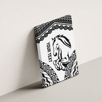 Nadroga Fiji 2026 Rugby Custom Canvas Wall Art Stallion Fijian Tapa Pattern LT14 - Polynesian Pride
