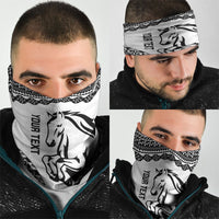 Nadroga Fiji 2026 Rugby Custom Neck Gaiter Stallion Fijian Tapa Pattern LT14 - Polynesian Pride