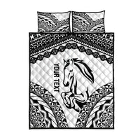 Nadroga Fiji 2026 Rugby Custom Quilt Bed Set Stallion Fijian Tapa Pattern LT14 - Polynesian Pride