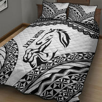 Nadroga Fiji 2026 Rugby Custom Quilt Bed Set Stallion Fijian Tapa Pattern LT14 - Polynesian Pride