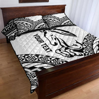 Nadroga Fiji 2026 Rugby Custom Quilt Bed Set Stallion Fijian Tapa Pattern LT14 - Polynesian Pride