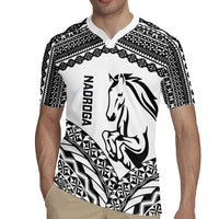 Nadroga Fiji 2026 Rugby Custom Rugby Jersey Stallion Fijian Tapa Pattern LT14 - Polynesian Pride