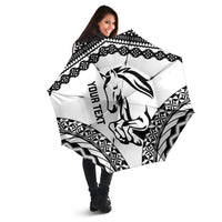 Nadroga Fiji 2026 Rugby Custom Umbrella Stallion Fijian Tapa Pattern LT14 - Polynesian Pride